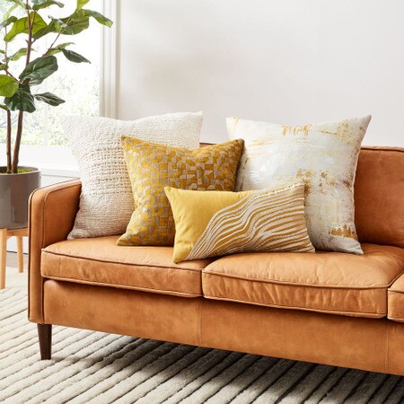 Painterly Brocade Cushion Cover West Elm United Kingdom