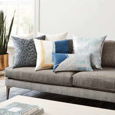 Painterly Brocade Cushion Cover West Elm United Kingdom