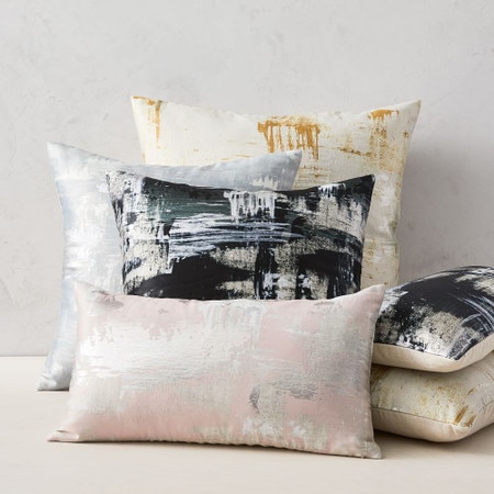 Painterly Brocade Cushion Cover West Elm United Kingdom