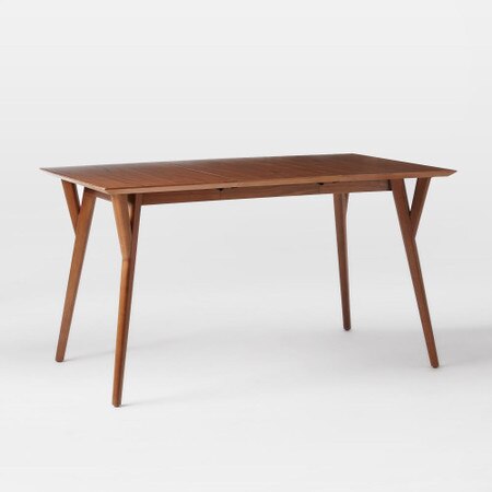 Mid Century Expandable Dining Table Walnut West Elm United Kingdom Mid Century Expandable Dining Table, Small Square Mid Century Dining Table