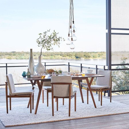 Mid Century Expandable Dining Table Walnut West Elm United Kingdom Mid Century Expandable Dining Table, Extendable Outdoor Dining Table Uk