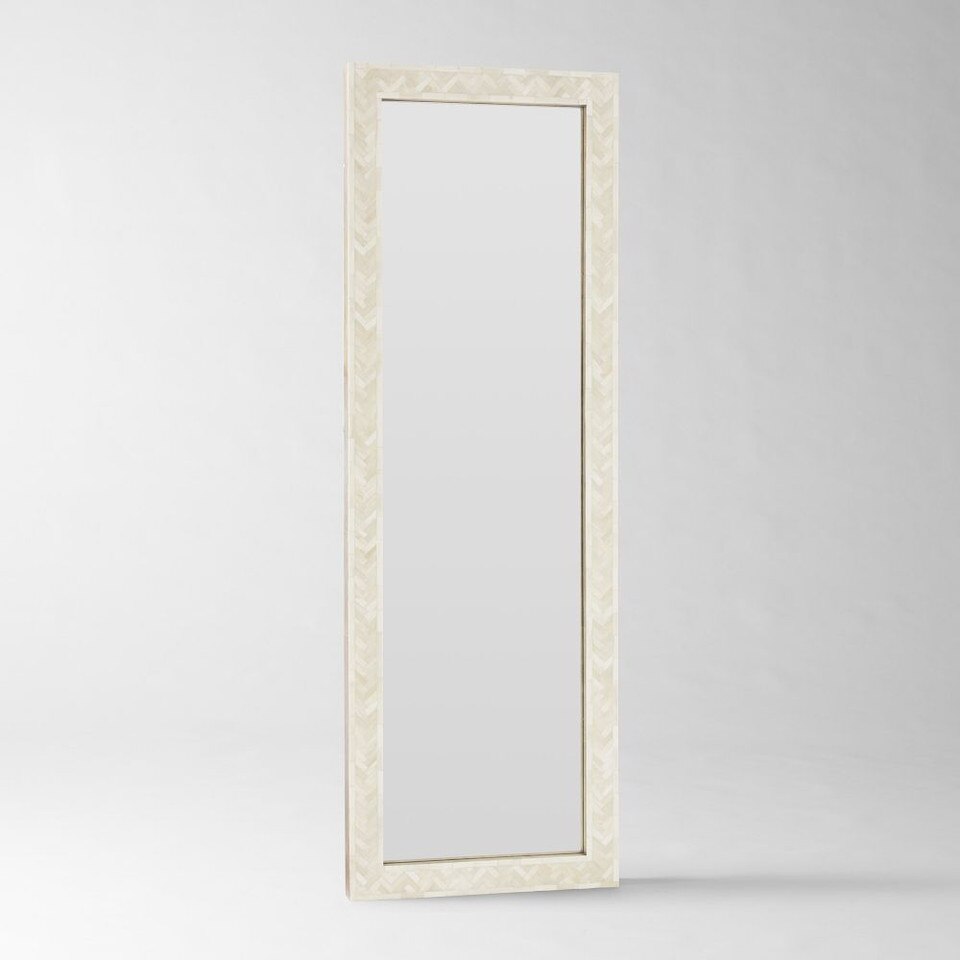 Parsons Floor Mirror - Bone Inlay