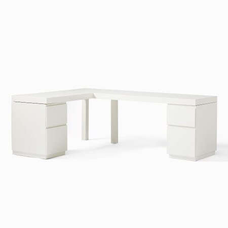 Parsons L Shaped Desk File Cabinet 2 Set West Elm United Kingdom