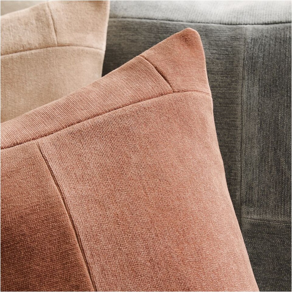 Patchwork Chenille Cushion Cover