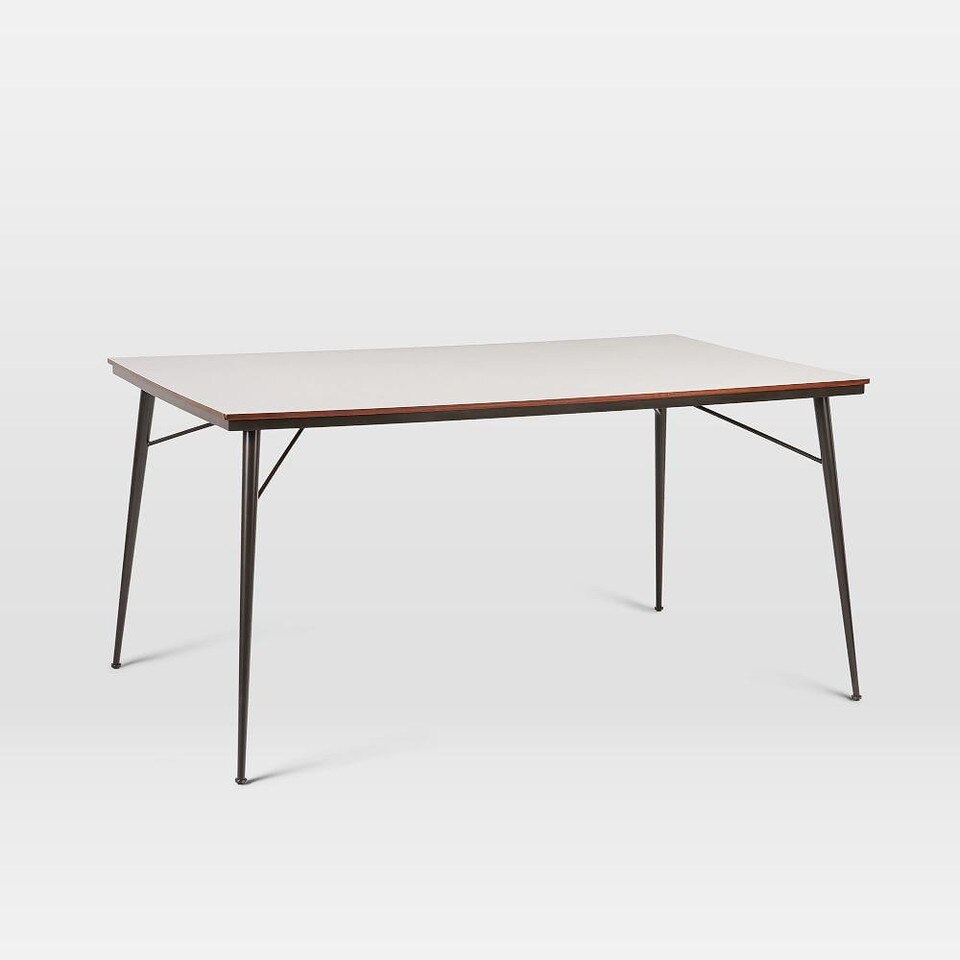 Paulson Dining Table - White Laminate