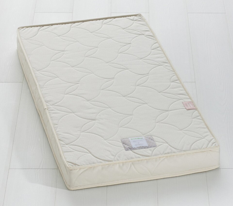 Twist Natural Cot Mattress by The Little Green Sheep