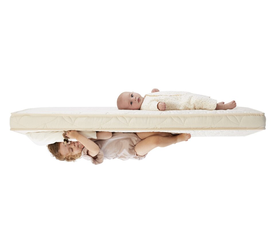 Twist Natural Cot Mattress by The Little Green Sheep