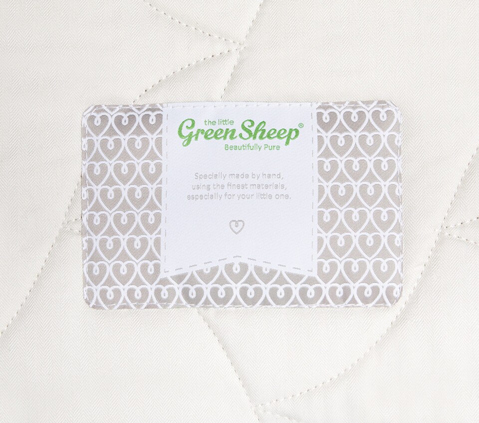 Twist Natural Cot Mattress by The Little Green Sheep