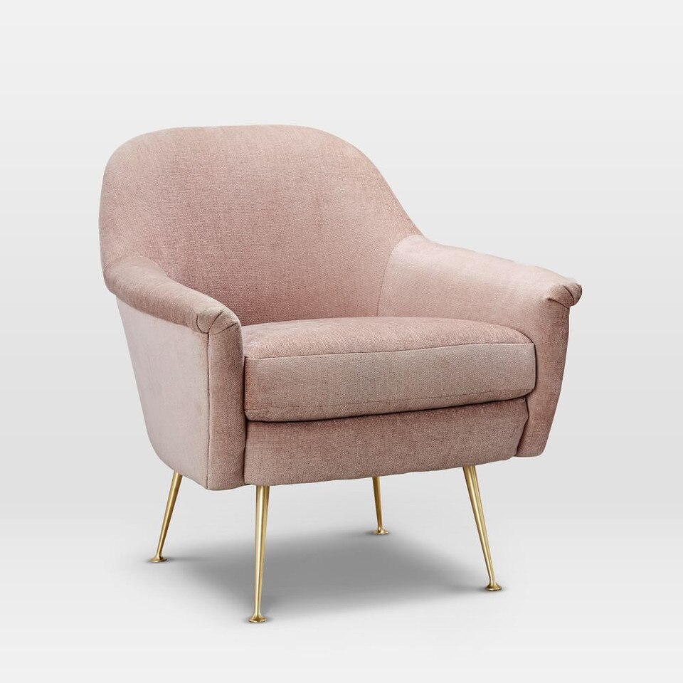 Phoebe Armchair - Metal Legs