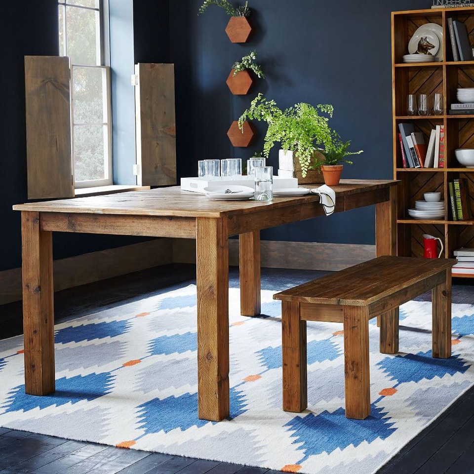 Phoenix Wool Dhurrie Rug - Regal Blue
