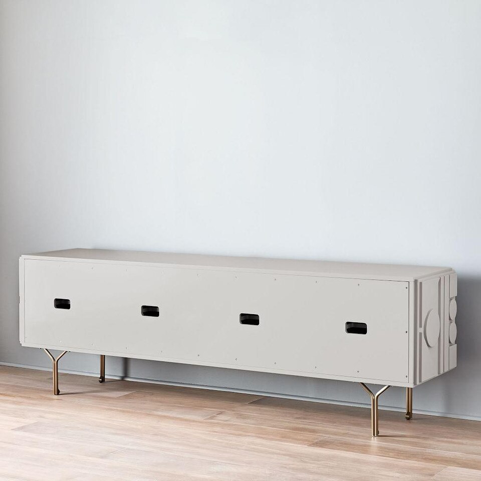 Pictograph Media Console (213 cm) - Flax