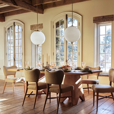 Pierce Ward Curved Back Dining Chair West Elm UK