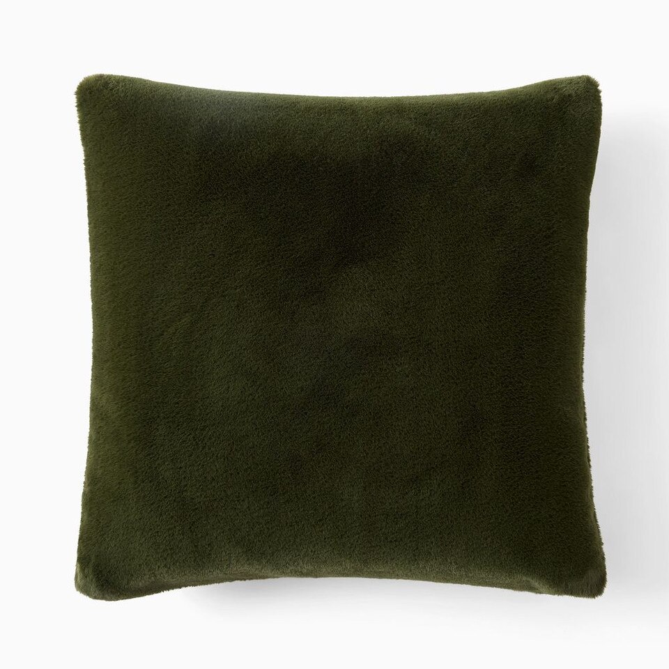 Plush Faux Fur Cushion Cover