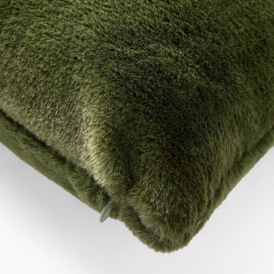 Plush Faux Fur Cushion Cover