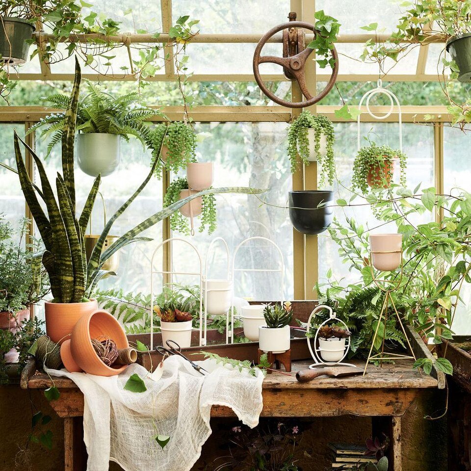 Portico Standing Planters - Folding Screen