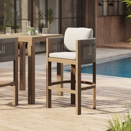 Porto Garden Bar Stool West Elm UK