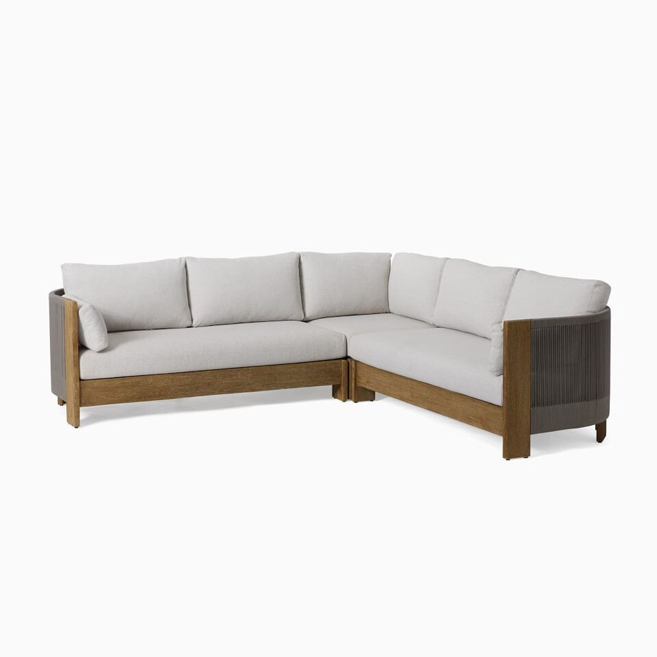 Porto Garden 3-Piece Corner Sofa (254 cm)