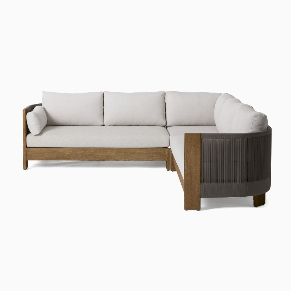 Porto Garden 3-Piece Corner Sofa (254 cm)