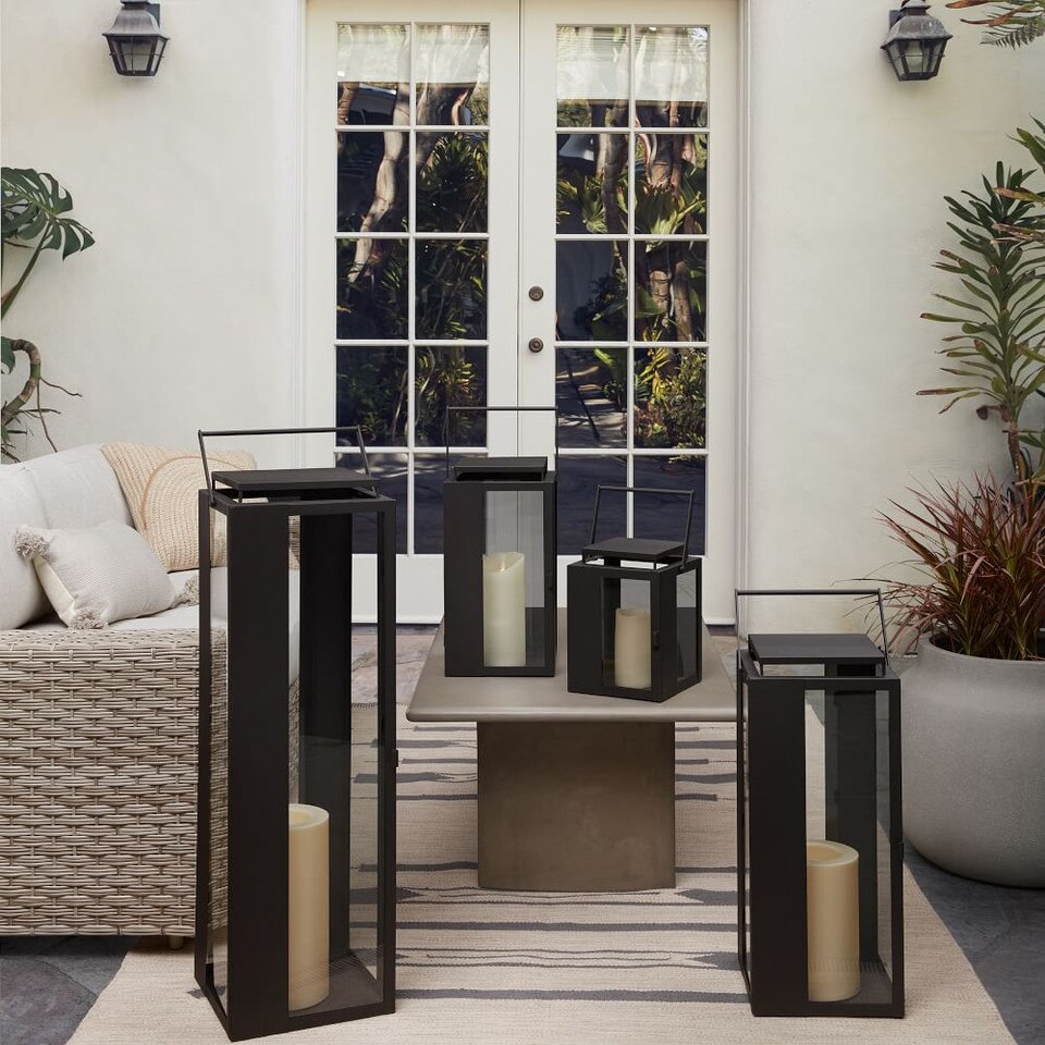 Portside Outdoor Metal Lanterns