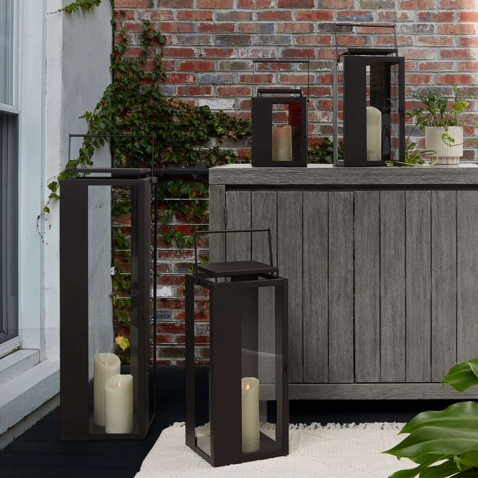 Portside Outdoor Metal Lanterns