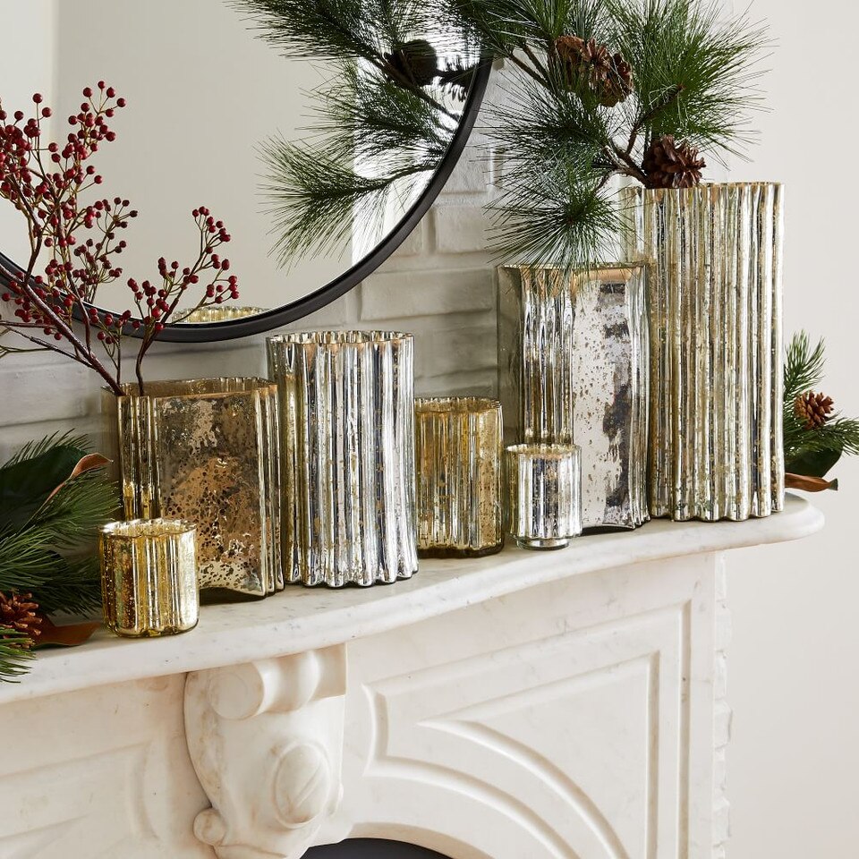 Decorator Mercury Candleholders