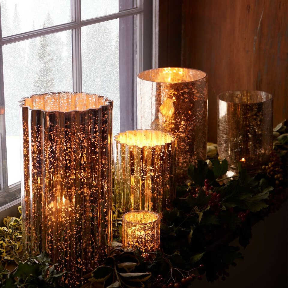 Decorator Mercury Candleholders