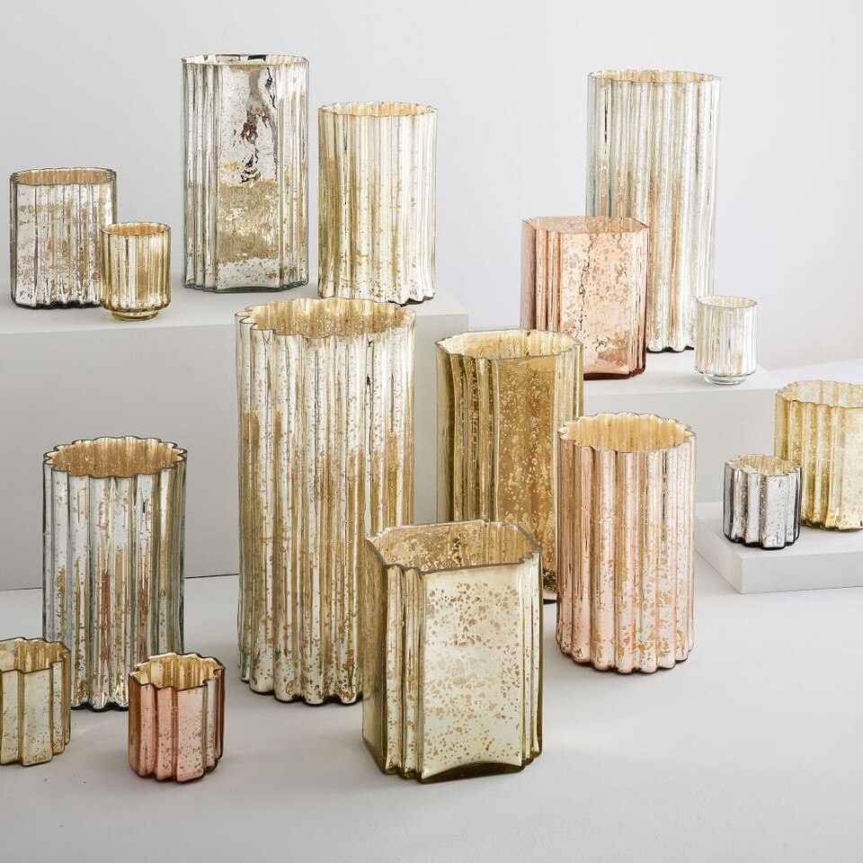 Decorator Mercury Candleholders