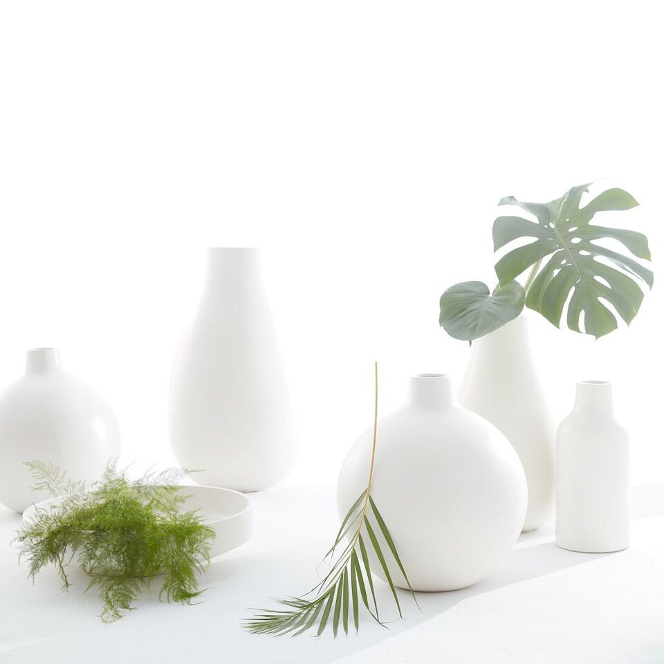 Pure White Ceramic Centrepiece Bowl
