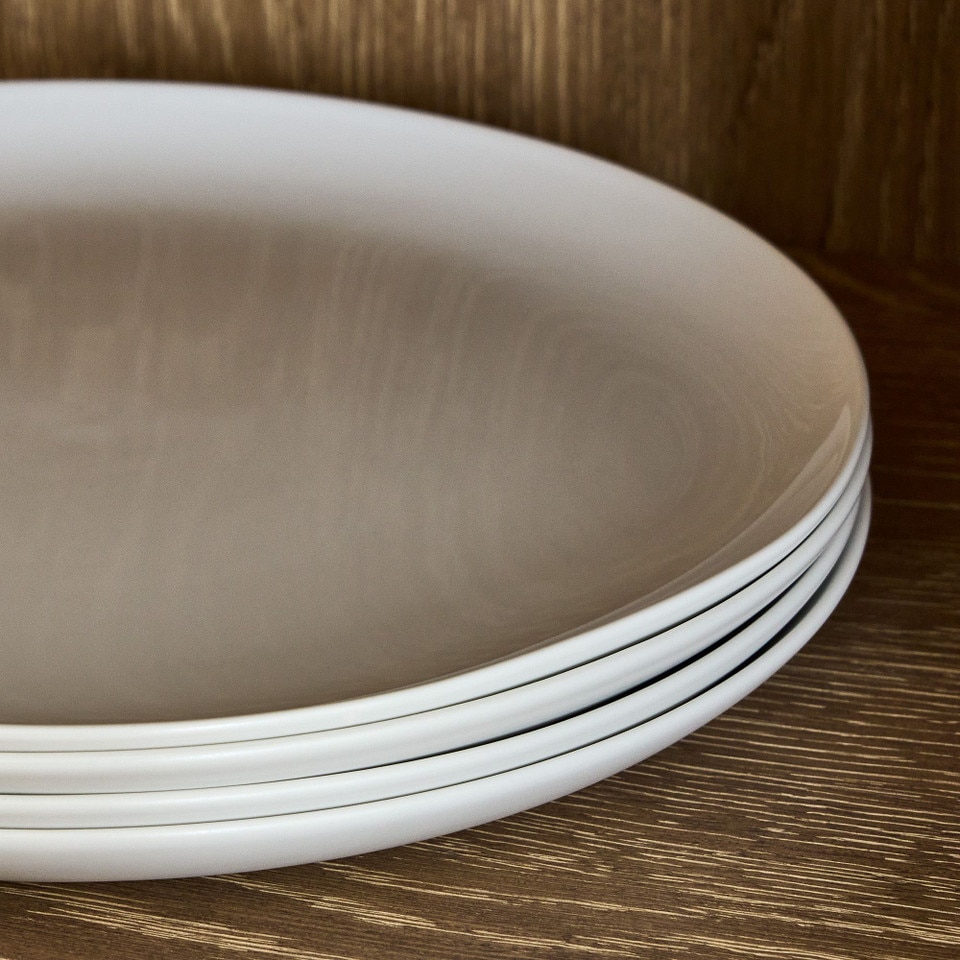 Pure Coupe Stoneware Dinner Plate