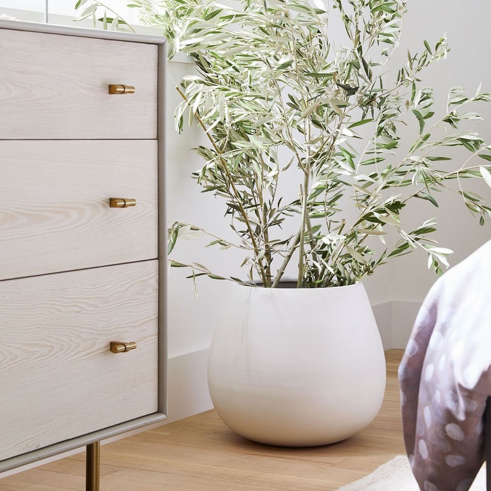 Pure White Ceramic Planters