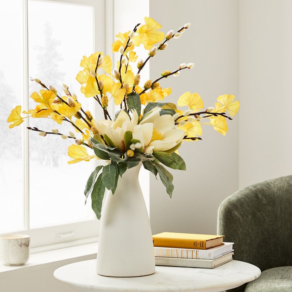 Pure White Matte Ceramic Vases