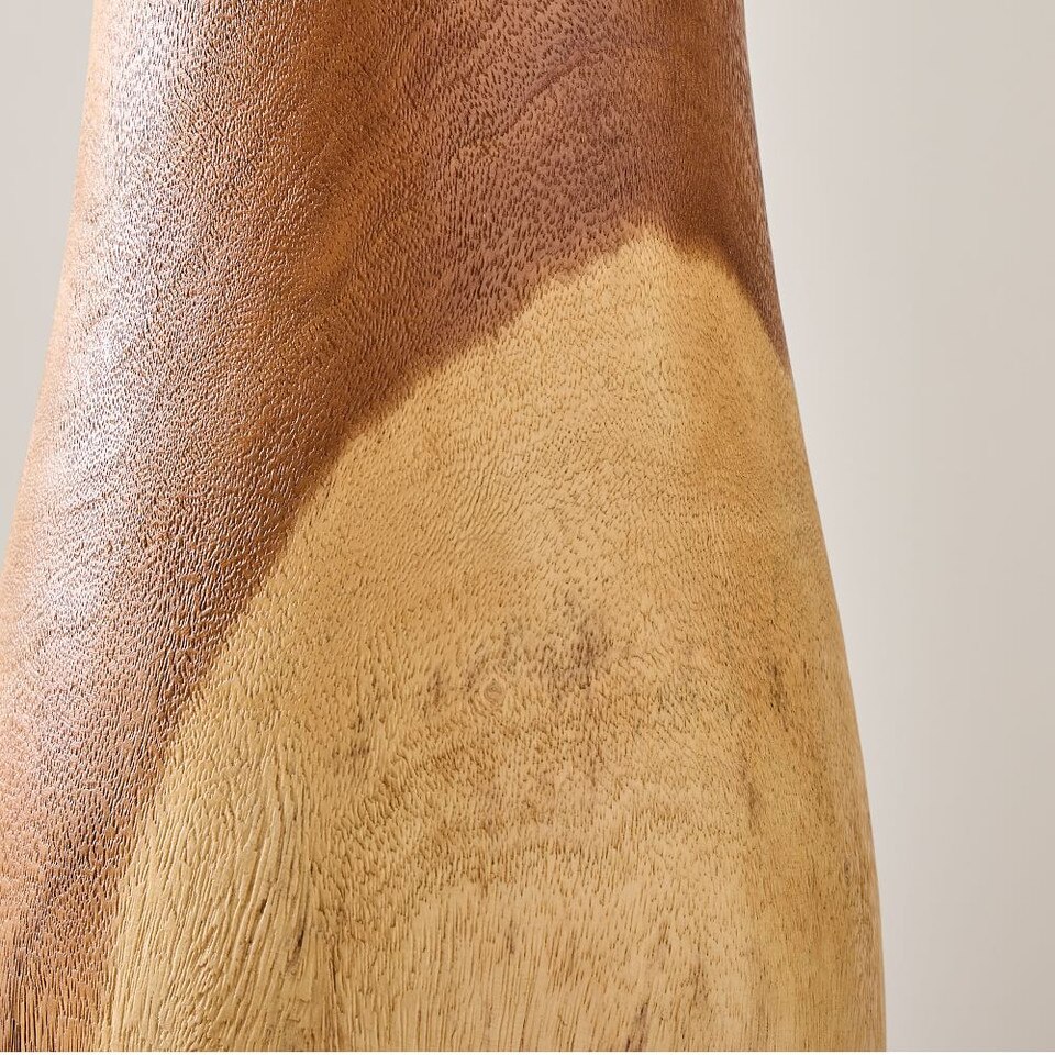 Pure Wood Floor Vases