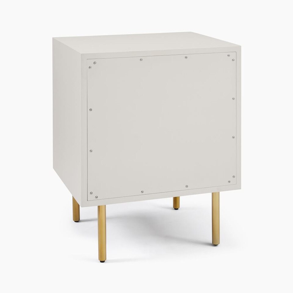 Quinn Closed 2-Drawer Bedside Table (53 cm)