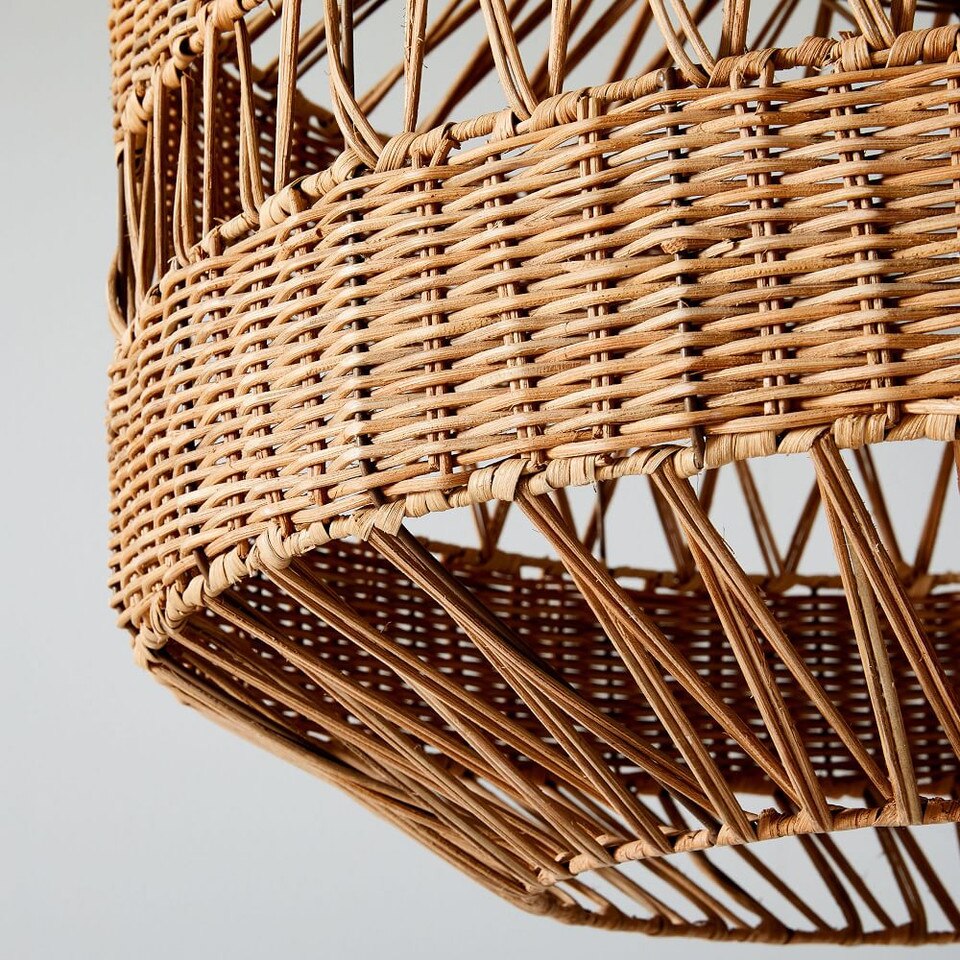Rattan Weave Pendant