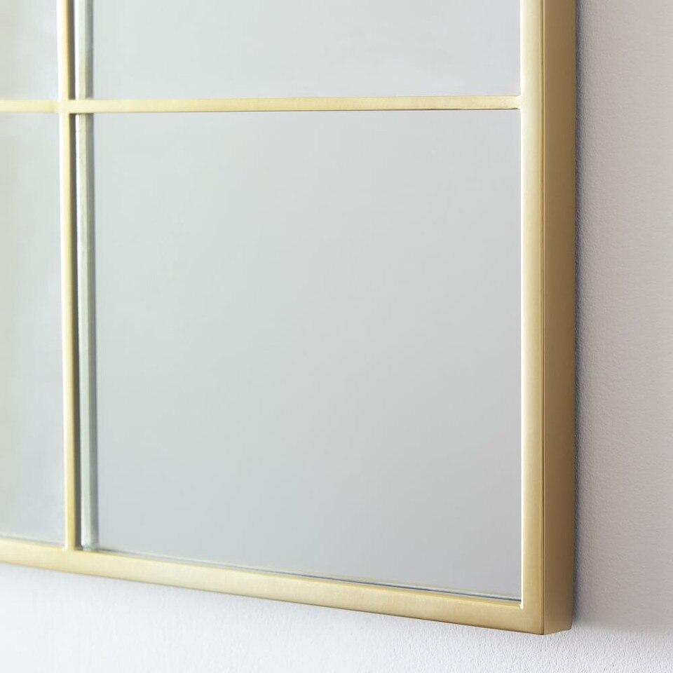 Raven Window Mirrors - Brass