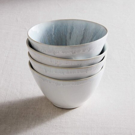Reactive Glaze Stoneware Bowl Modern Tableware West Elm UK