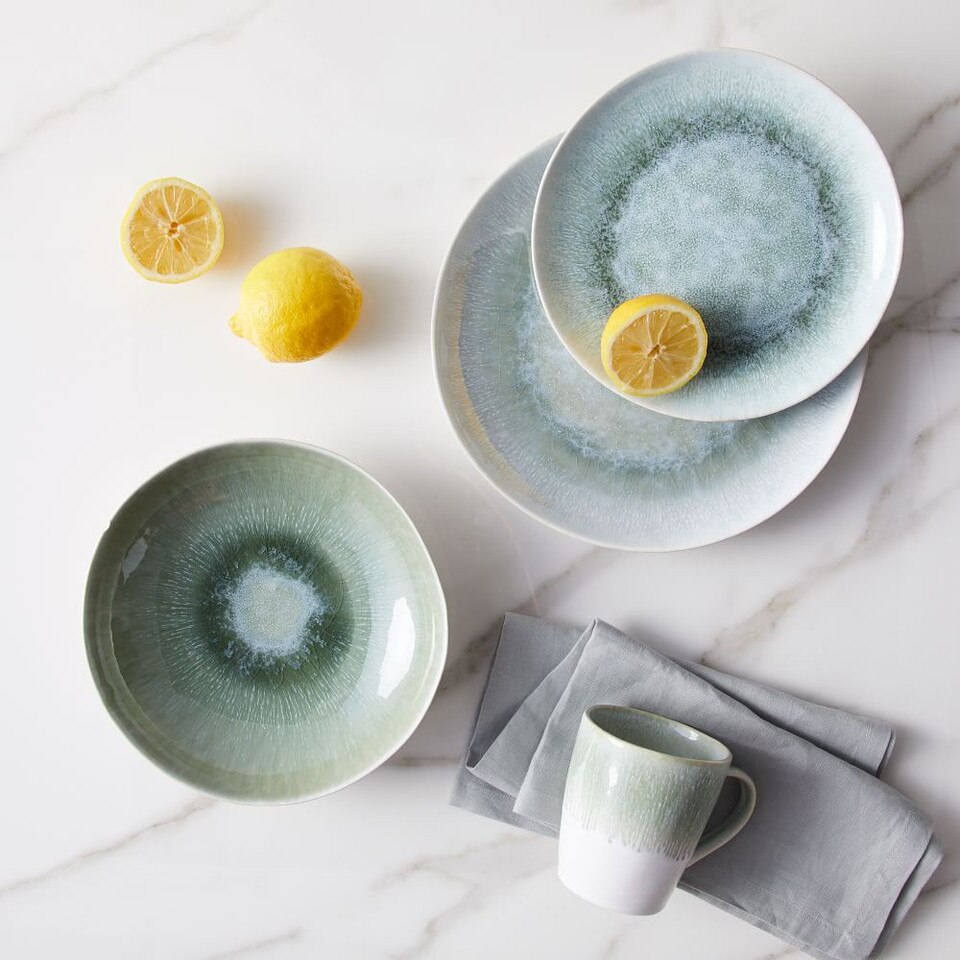 Reactive Glaze Stoneware Dinner Plates