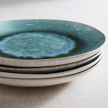 Reactive Glaze Stoneware Plates Unique Dinnerware West Elm UK