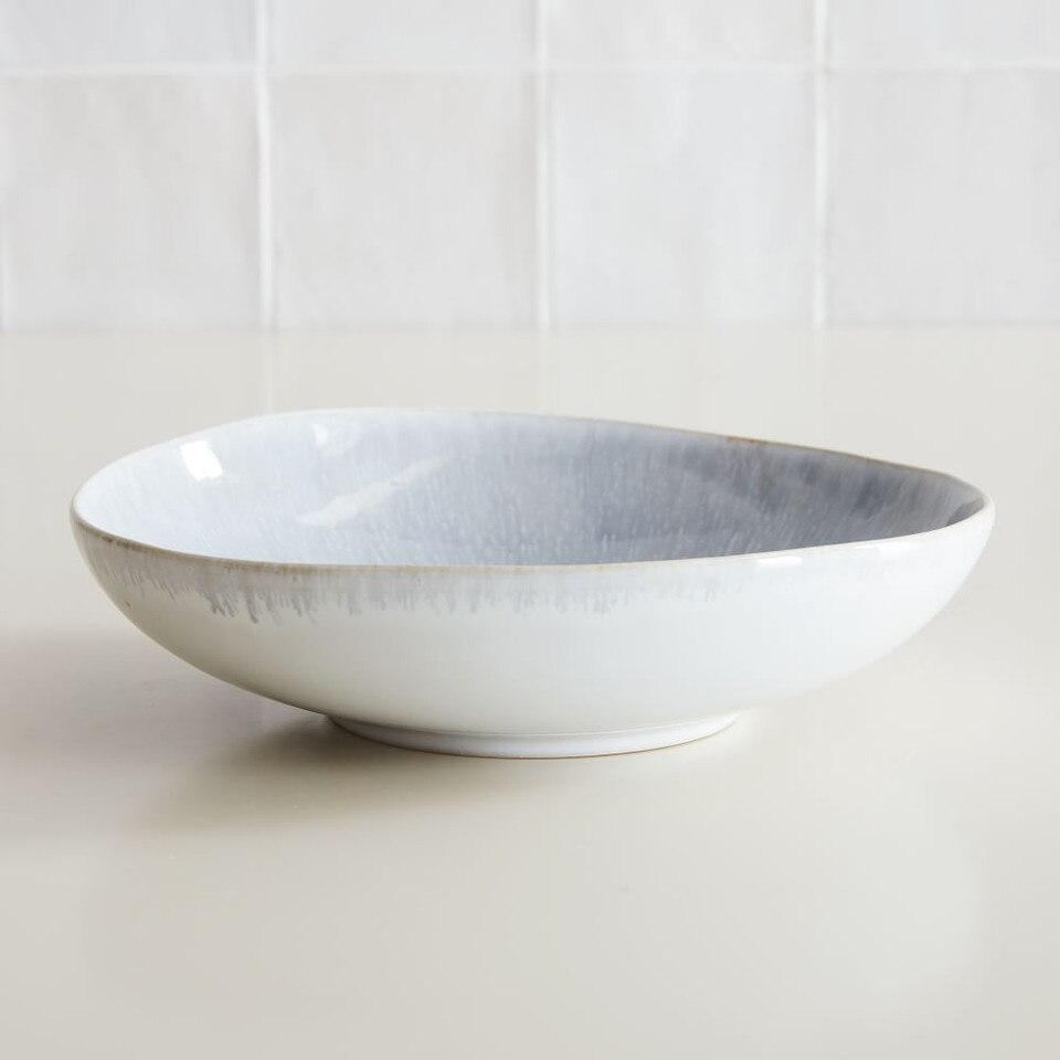 Reactive Glaze Stoneware Pasta Bowl
