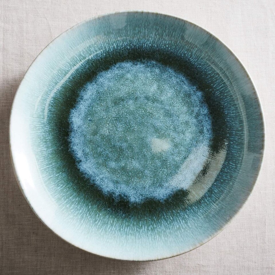 Reactive Glaze Stoneware Pasta Bowl