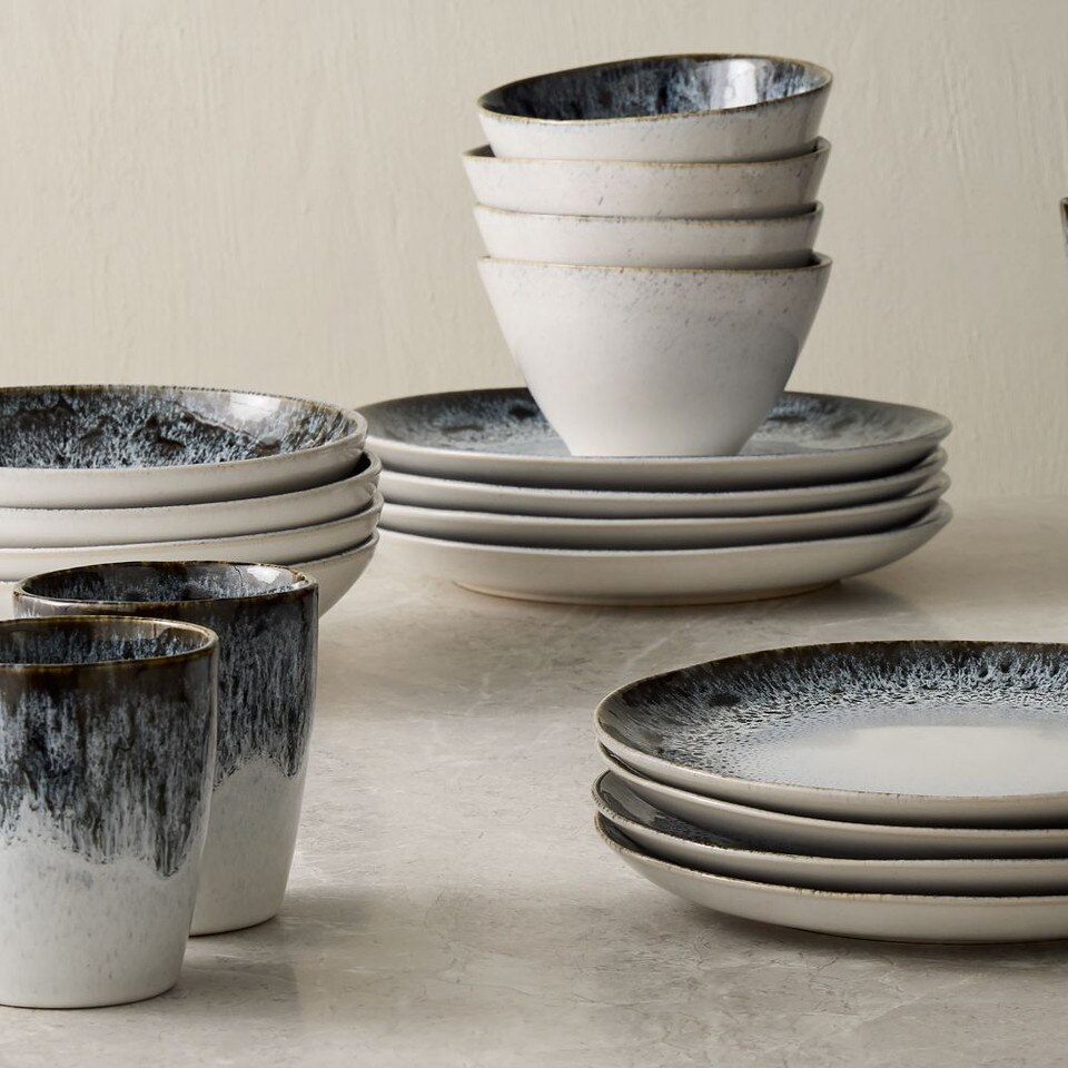 Reactive Glaze Stoneware Dinnerware Collection