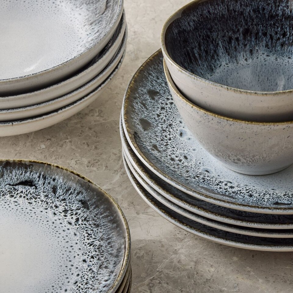 Reactive Glaze Stoneware Dinnerware Collection