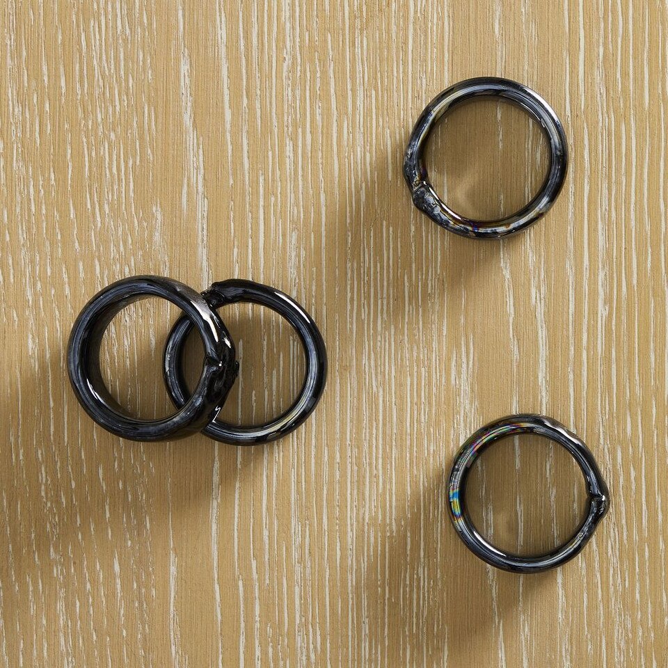 Recycled Glass Napkin Rings