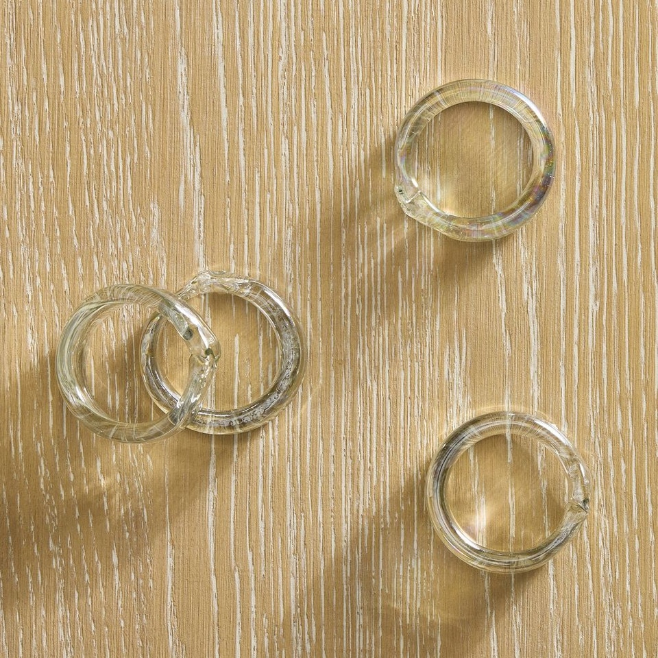 Recycled Glass Napkin Rings