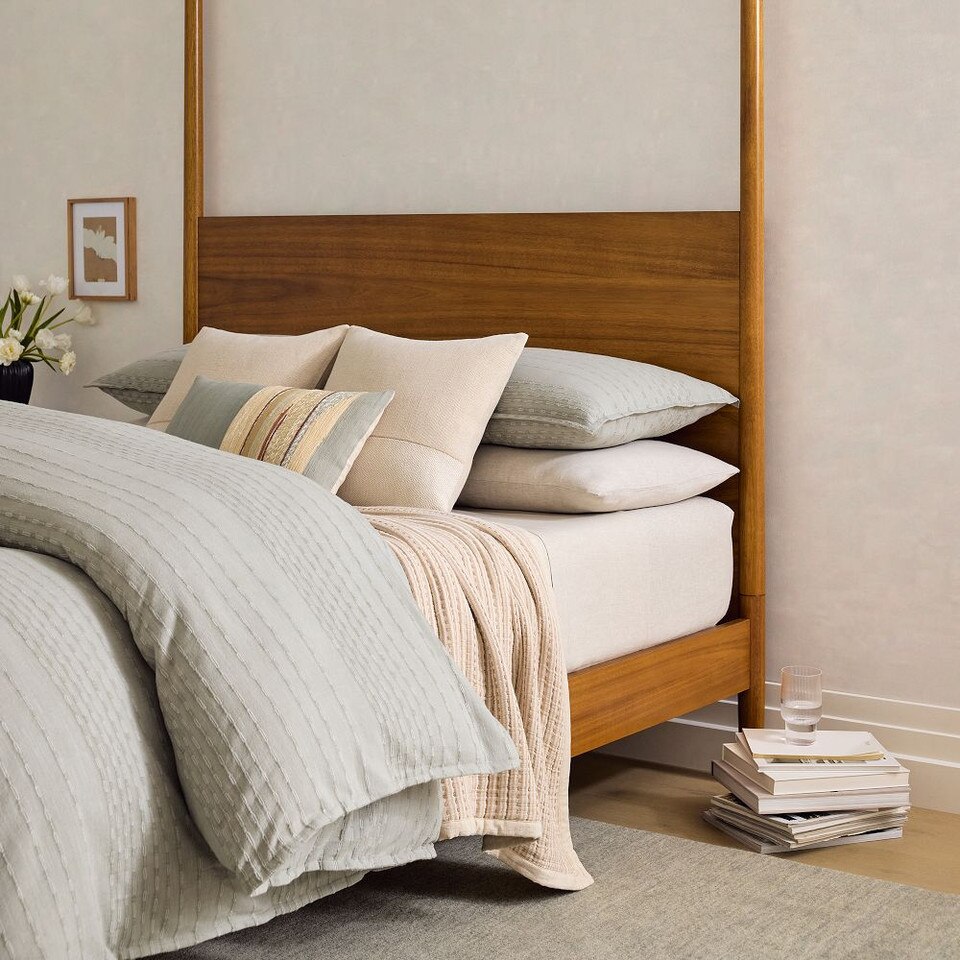 Reese Linen Cotton Duvet Cover & Pillowcases