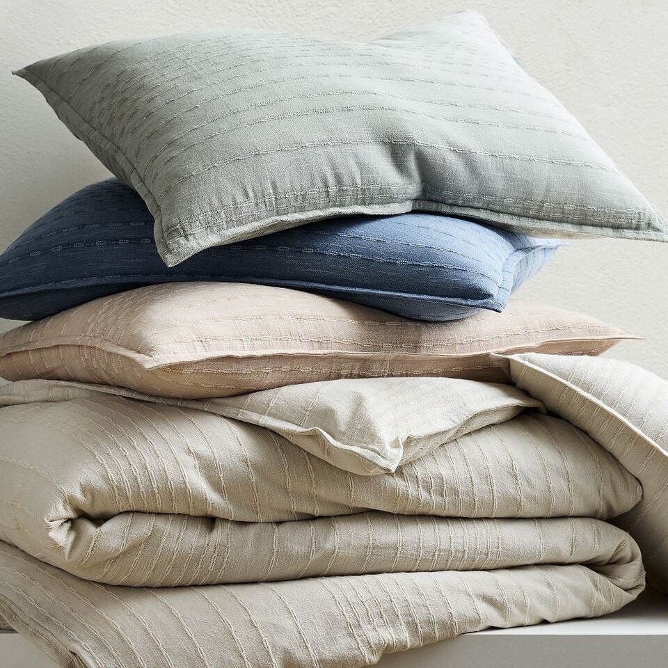 Reese Linen Cotton Duvet Cover & Pillowcases