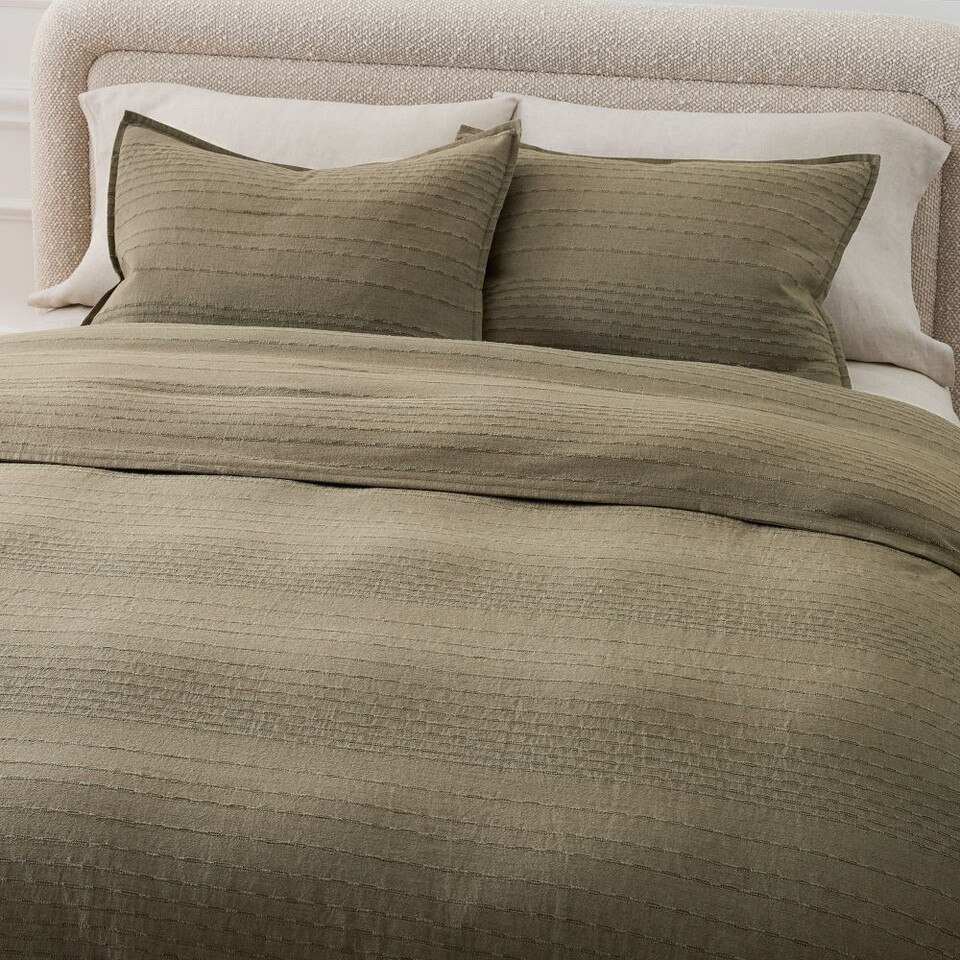 Reese Linen Cotton Duvet Cover & Pillowcases