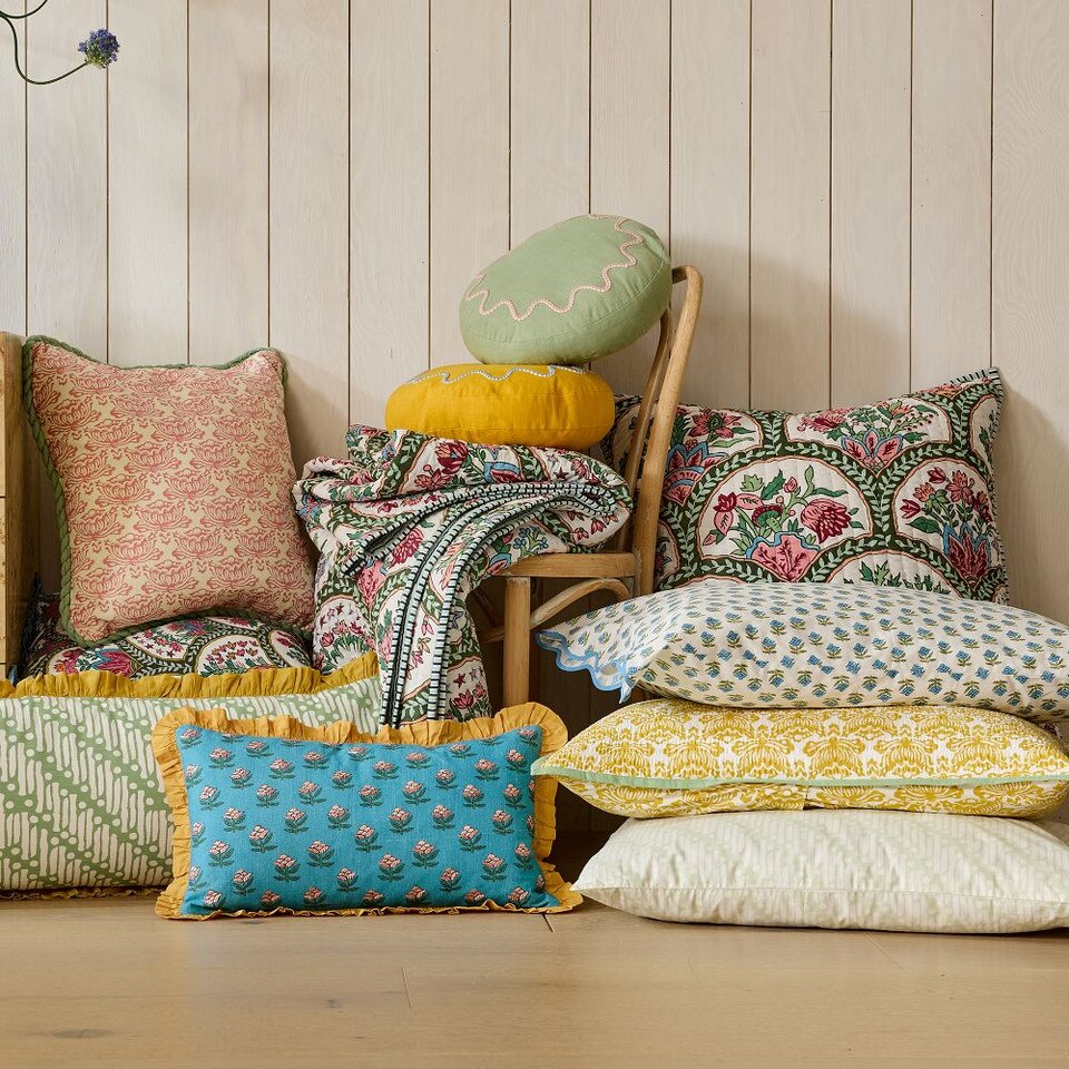 RHODE Mushroom Reversible Bedspread & Pillowcases