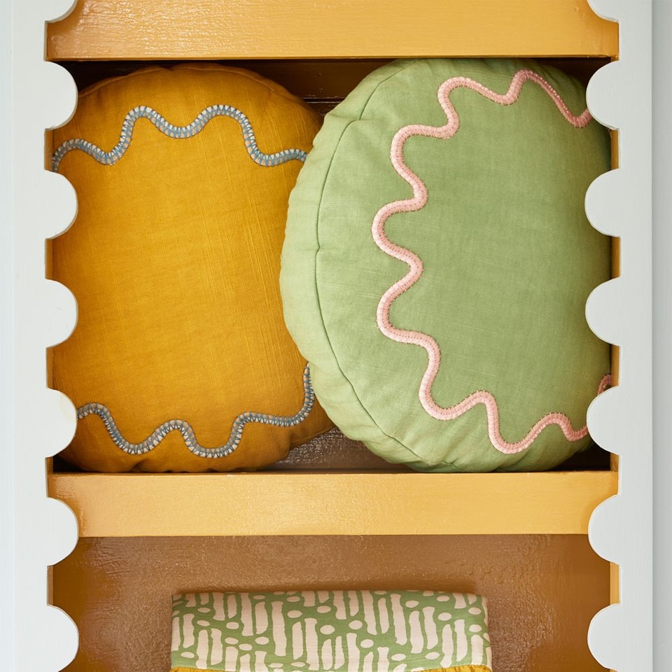 RHODE Wiggle Round Cushion