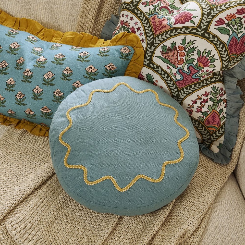 RHODE Wiggle Round Cushion